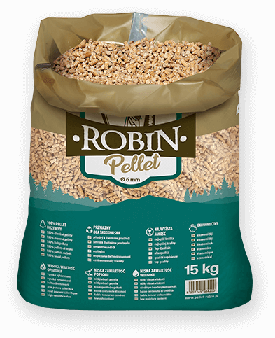 worek pelletu opałowego Robin do kupienia w Zawadzkiem lub sklepie internetowym